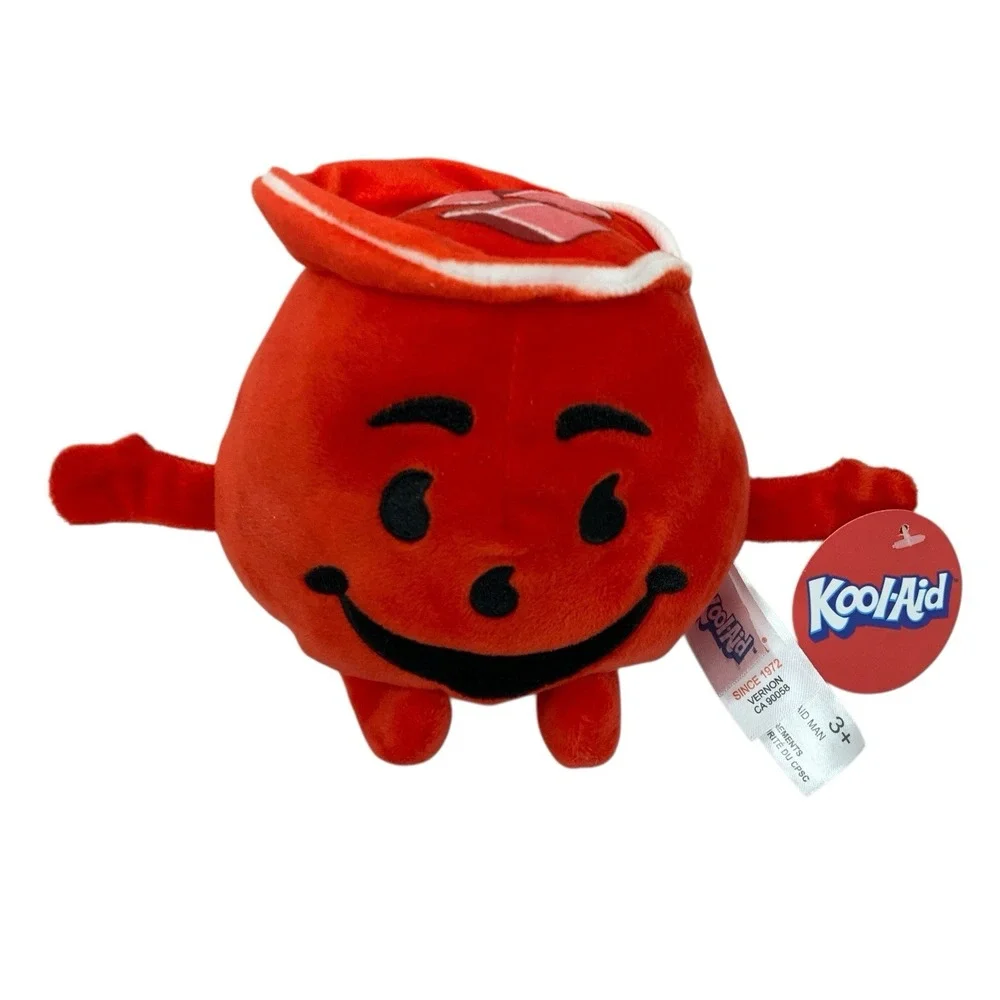 Fiesta‎ Kool-Aid Plush Man Stuffed Toy 2024 Red Drink Pitcher Iconic Childhood